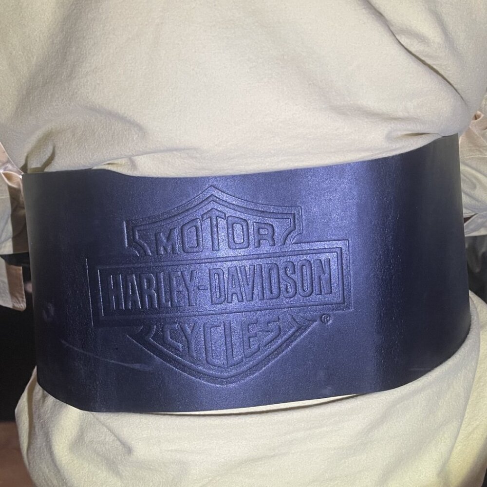 Harley Davidson Leather Kidney Belt Back Support